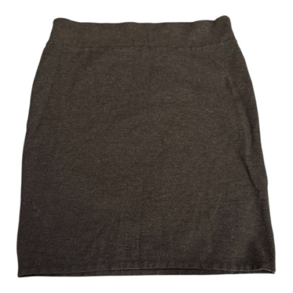 Double Take Gray Pull-On Skirt Women’s Medium Stretch Waist Basic Casual